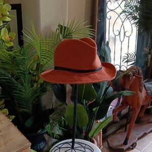 TRAVAUX EN COURS Borsalino Summer Hat Terracotta